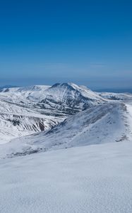 Preview wallpaper mountains, peaks, snow, winter, nature, white