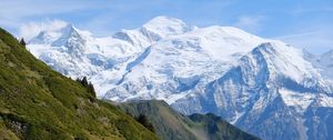 Preview wallpaper mountains, peaks, snow, landscape, nature