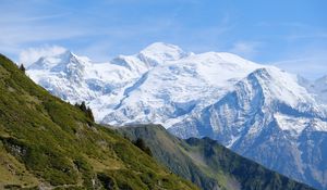 Preview wallpaper mountains, peaks, snow, landscape, nature