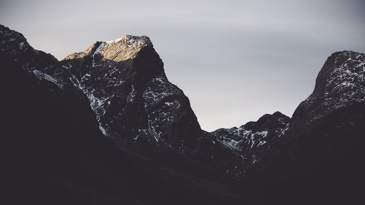 Wallpaper mountains, peaks, snow