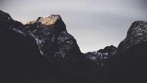 Preview wallpaper mountains, peaks, snow