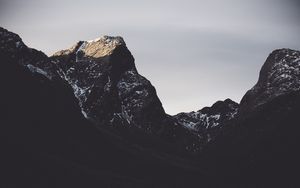 Preview wallpaper mountains, peaks, snow