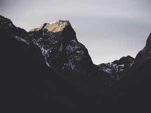 Preview wallpaper mountains, peaks, snow