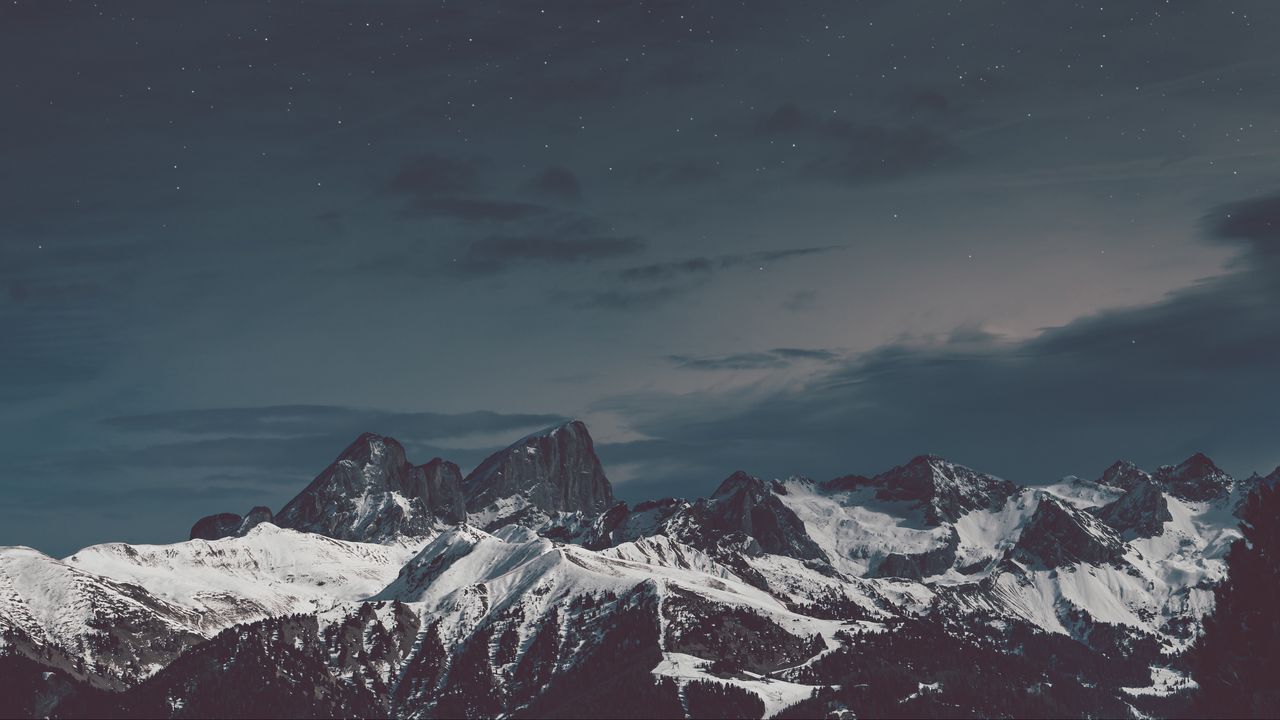Wallpaper mountains, peaks, snow