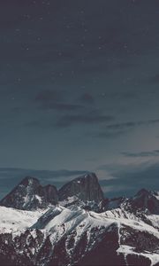 Preview wallpaper mountains, peaks, snow