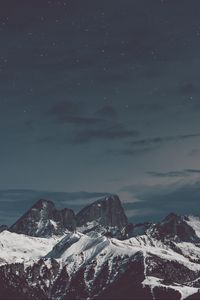 Preview wallpaper mountains, peaks, snow