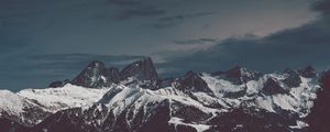 Preview wallpaper mountains, peaks, snow