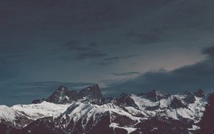 Preview wallpaper mountains, peaks, snow