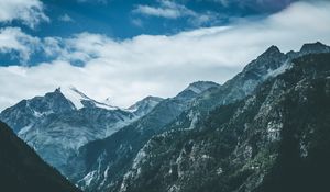 Preview wallpaper mountains, peaks, snow