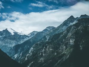 Preview wallpaper mountains, peaks, snow