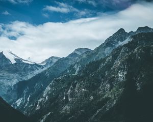 Preview wallpaper mountains, peaks, snow