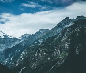 Preview wallpaper mountains, peaks, snow