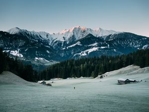 Preview wallpaper mountains, peaks, snow