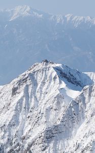 Preview wallpaper mountains, peaks, snow, mountain range, height