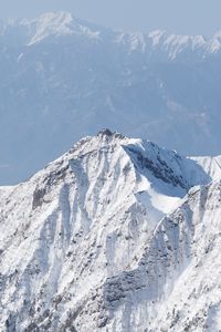 Preview wallpaper mountains, peaks, snow, mountain range, height