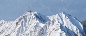 Preview wallpaper mountains, peaks, snow, mountain range, height
