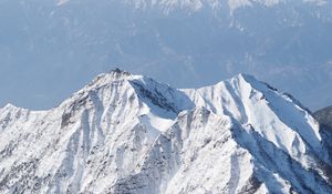 Preview wallpaper mountains, peaks, snow, mountain range, height