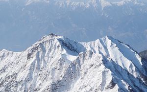 Preview wallpaper mountains, peaks, snow, mountain range, height