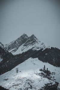 Preview wallpaper mountains, peaks, snow, winter, landscape