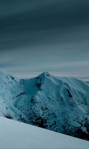 Preview wallpaper mountains, peaks, snow, snowy