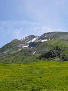 Preview wallpaper mountains, peaks, snow, snowy, vast