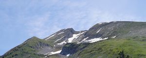 Preview wallpaper mountains, peaks, snow, snowy, vast