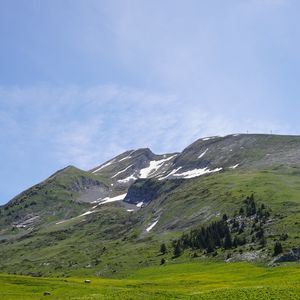 Preview wallpaper mountains, peaks, snow, snowy, vast