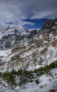Preview wallpaper mountains, peaks, snow-covered