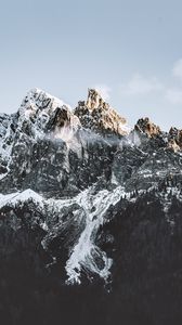 Preview wallpaper mountains, peaks, snowy, rocks, landscape