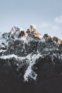 Preview wallpaper mountains, peaks, snowy, rocks, landscape