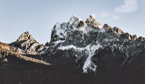 Preview wallpaper mountains, peaks, snowy, rocks, landscape