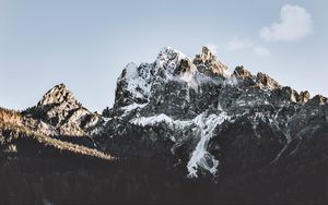 Preview wallpaper mountains, peaks, snowy, rocks, landscape