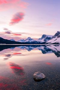 Preview wallpaper mountains, peaks, water, stone