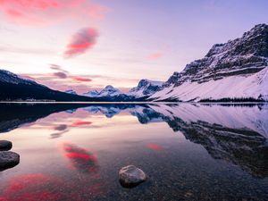 Preview wallpaper mountains, peaks, water, stone