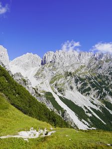 Preview wallpaper mountains, peidmont, relief, landscape, nature