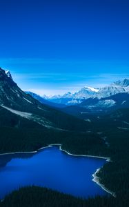 Preview wallpaper mountains, peyto lake, canada