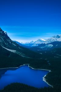 Preview wallpaper mountains, peyto lake, canada