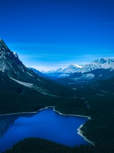 Preview wallpaper mountains, peyto lake, canada