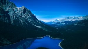 Preview wallpaper mountains, peyto lake, canada