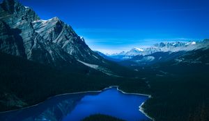 Preview wallpaper mountains, peyto lake, canada