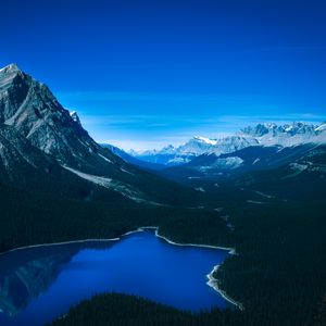 Preview wallpaper mountains, peyto lake, canada