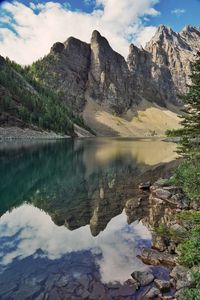 Preview wallpaper mountains, piedmont, lake, reflection, nature