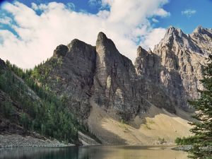 Preview wallpaper mountains, piedmont, lake, reflection, nature