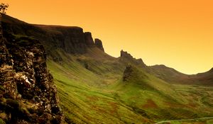 Preview wallpaper mountains, piedmont, landscape, nature