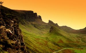 Preview wallpaper mountains, piedmont, landscape, nature