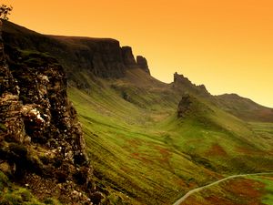 Preview wallpaper mountains, piedmont, landscape, nature