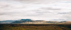 Preview wallpaper mountains, plain, foothills, mountain range, landscape