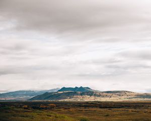 Preview wallpaper mountains, plain, foothills, mountain range, landscape