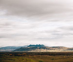 Preview wallpaper mountains, plain, foothills, mountain range, landscape