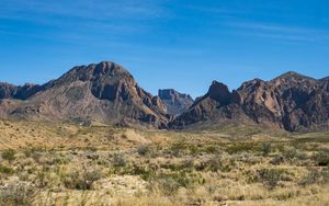 Preview wallpaper mountains, prairies, desert, dryness